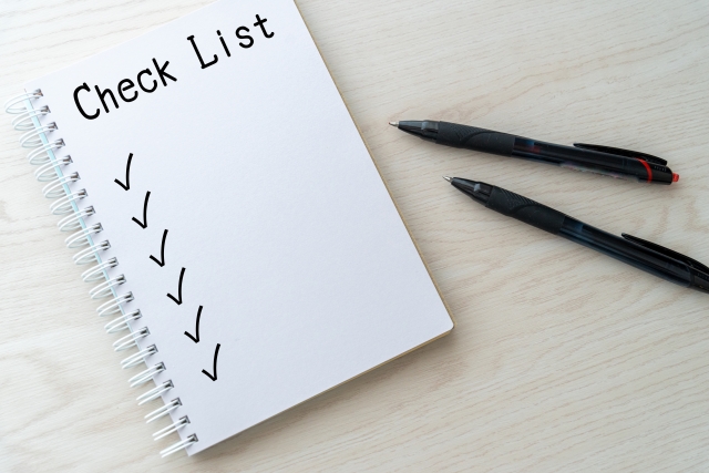 チェックリストのイメージ
