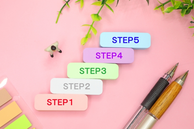 ステップアップのイメージ